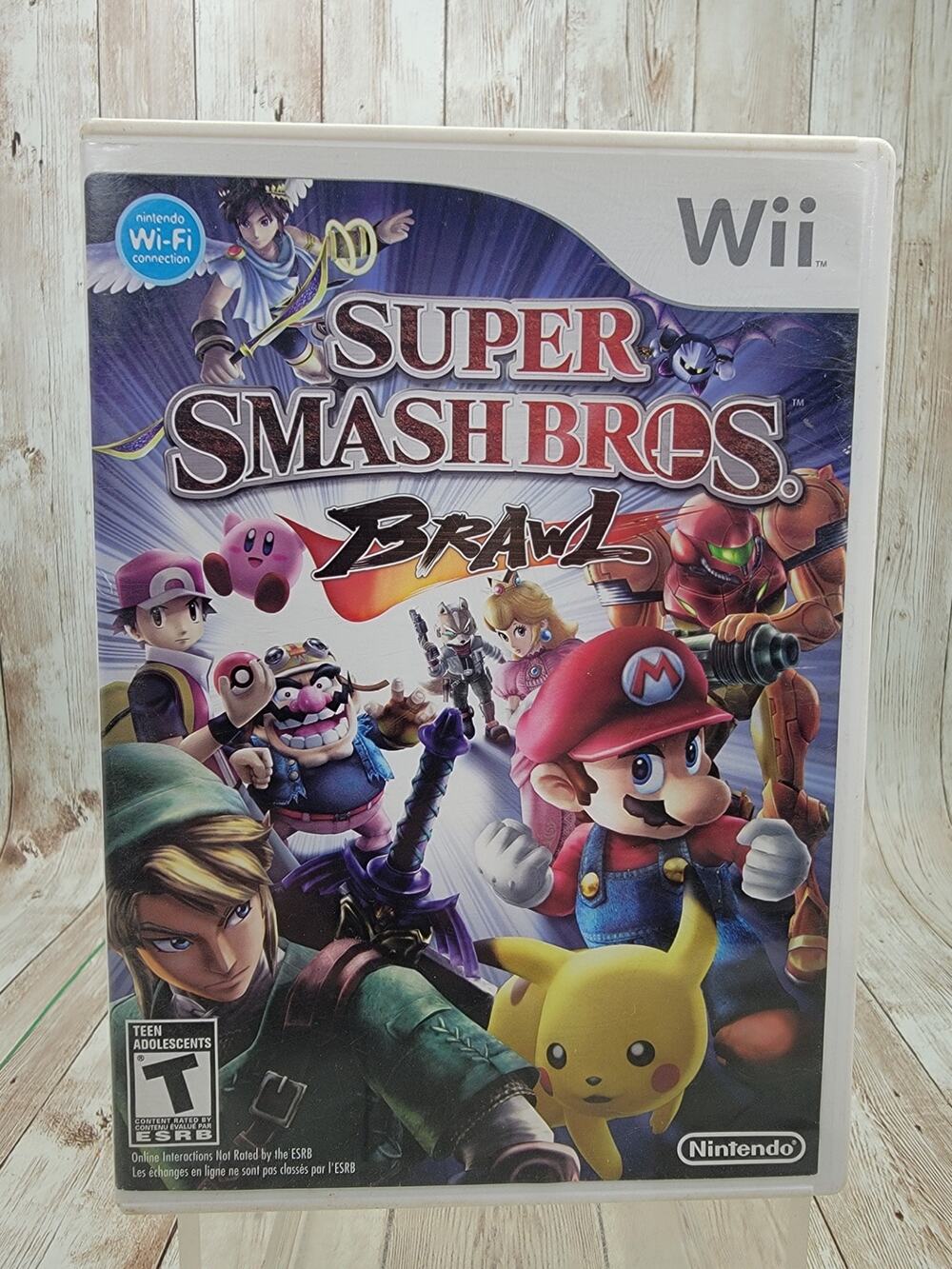 Super Smash Bros. Brawl (Nintendo Wii, 2008) Complete CIB with Manual